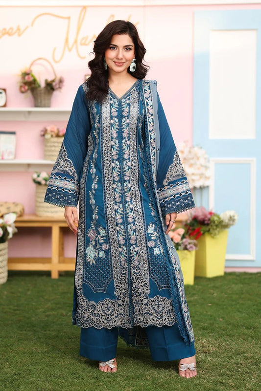 Hayam By Imrozia Embroidered Luxury Lawn Unstitched 3pcs