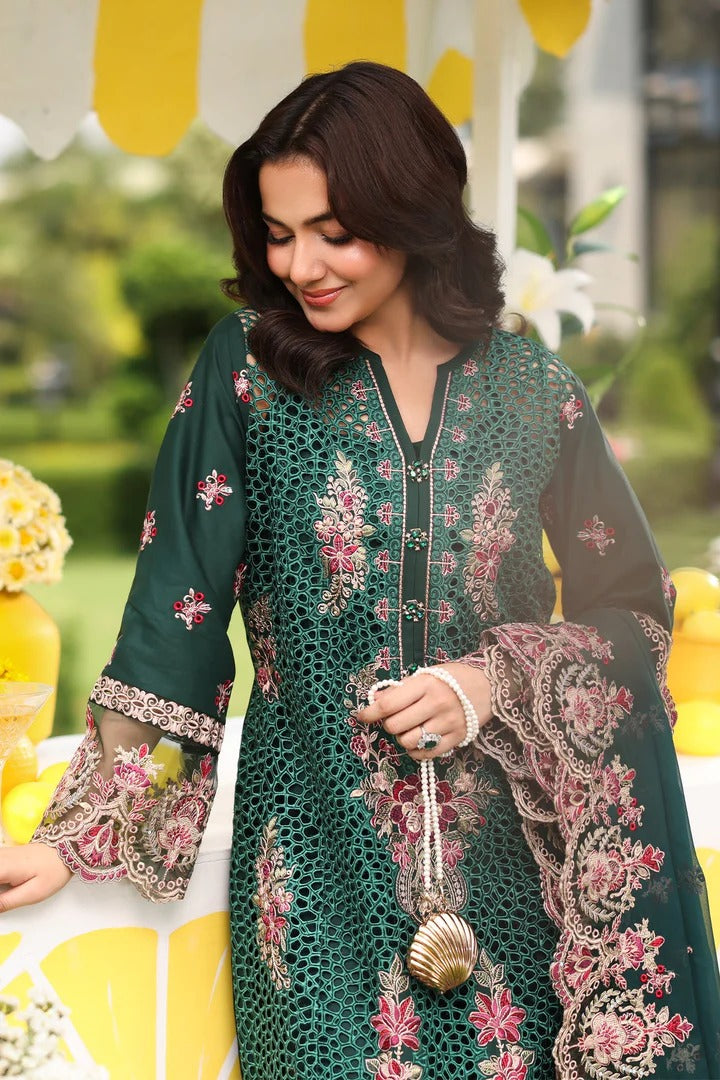 Hayam By Imrozia Embroidered Luxury Lawn Unstitched 3pcs