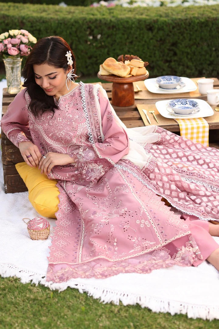 Hayam By Imrozia Embroidered Luxury Lawn Unstitched 3pcs