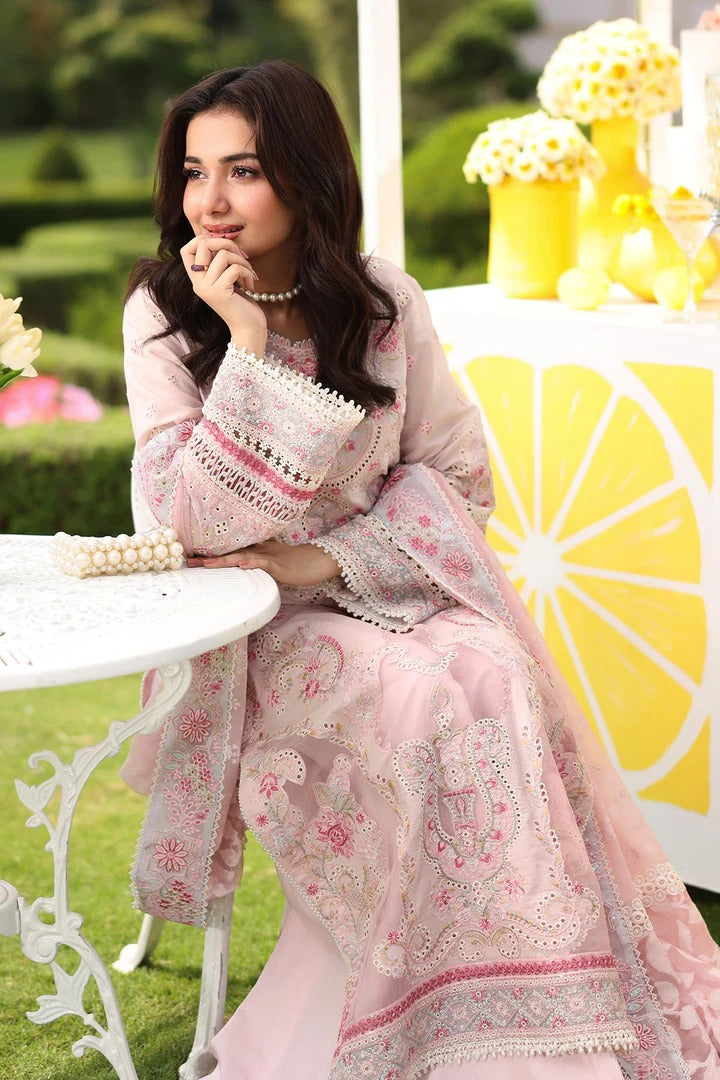 Hayam By Imrozia Embroidered Luxury Lawn Unstitched 3pcs