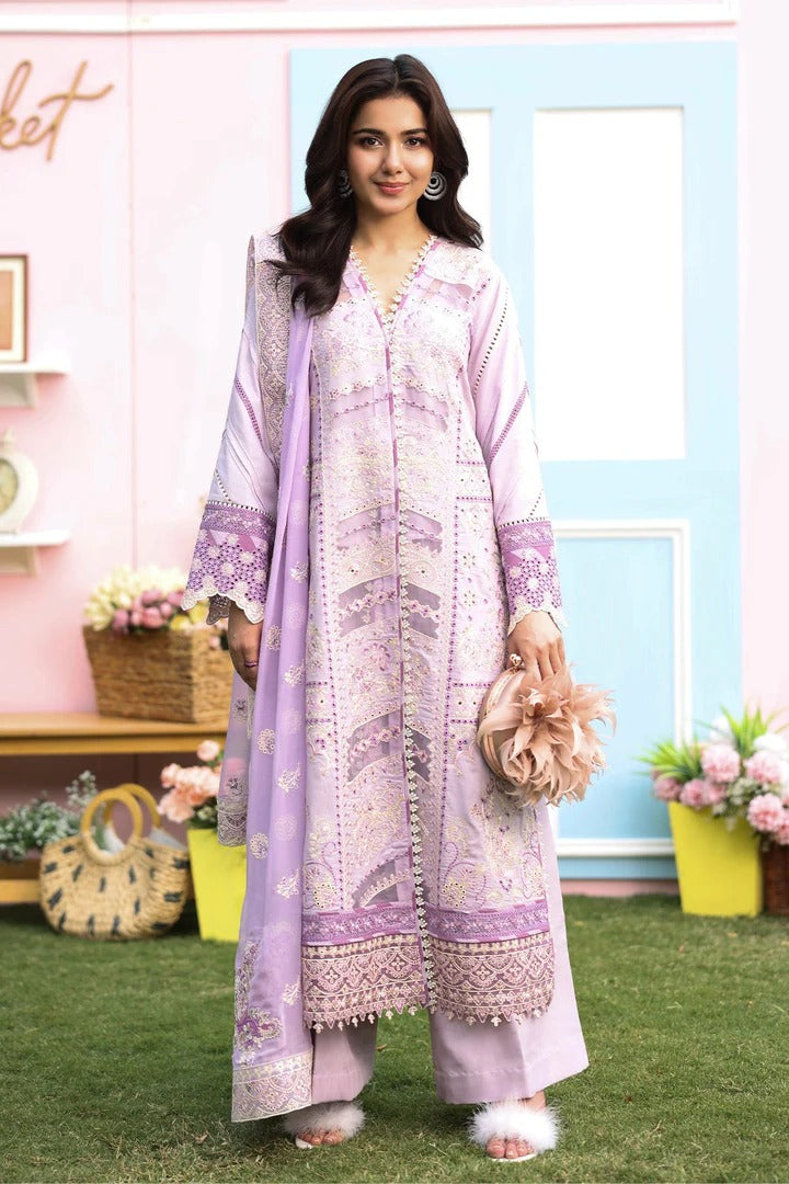 Hayam By Imrozia Embroidered Luxury Lawn Unstitched 3pcs