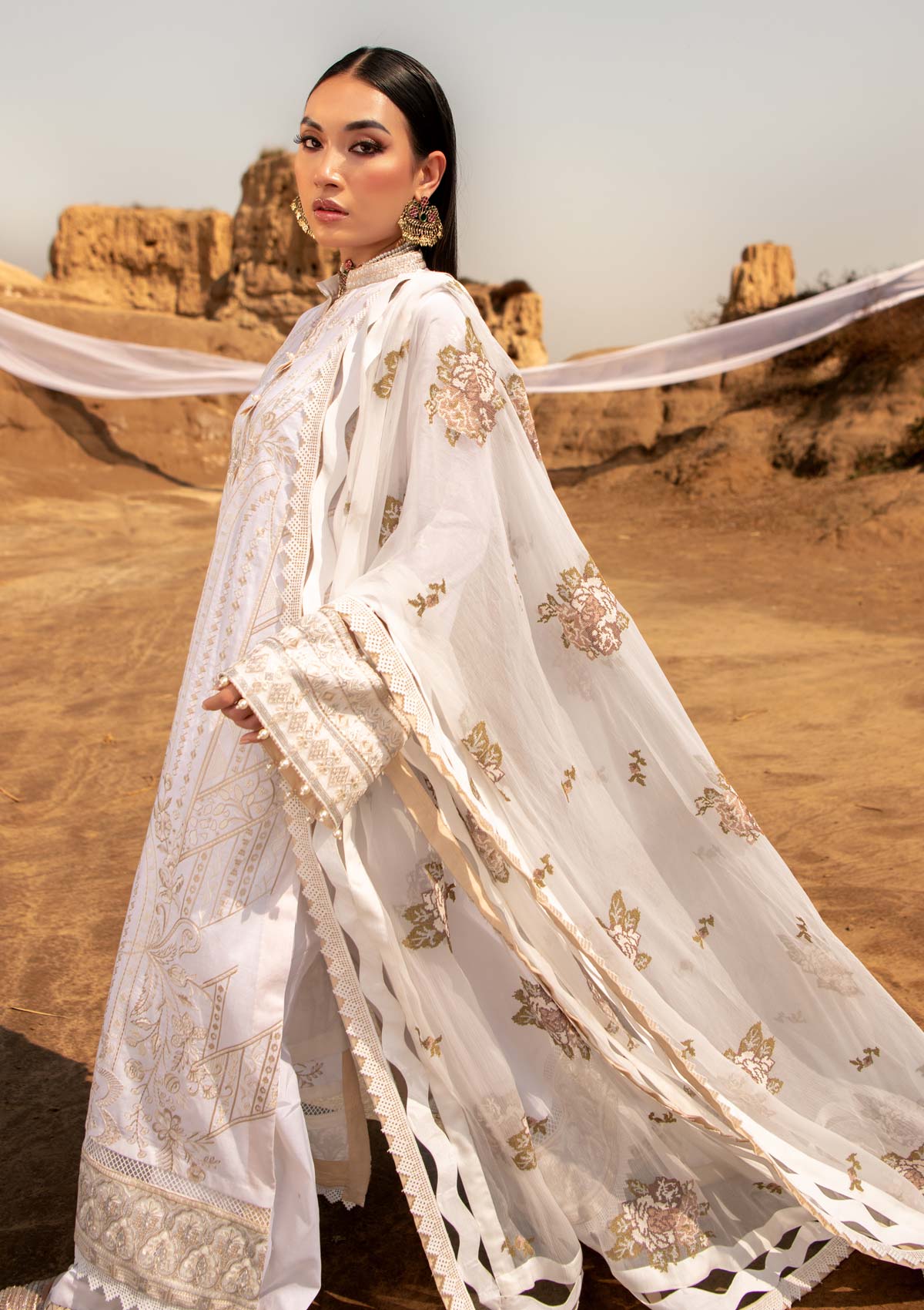 Safarnama By AIK Atelier Lawn 3Pcs - Jotey