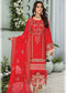 Sara Mehboob Semi Stitched 3pcs - Jotey