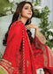 Sara Mehboob Semi Stitched 3pcs - Jotey