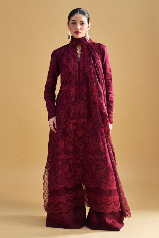 Zara Shahjahan Satori Embroidered Luxury Lawn Unstitched 3pcs