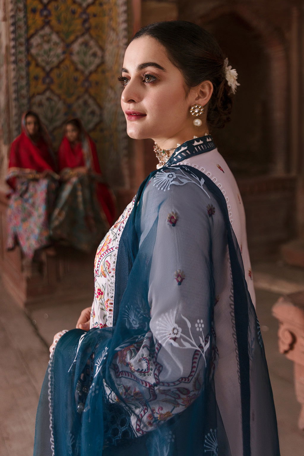 Shabnami By Afrozeh Embroidered Lawn 3Pcs - Jotey