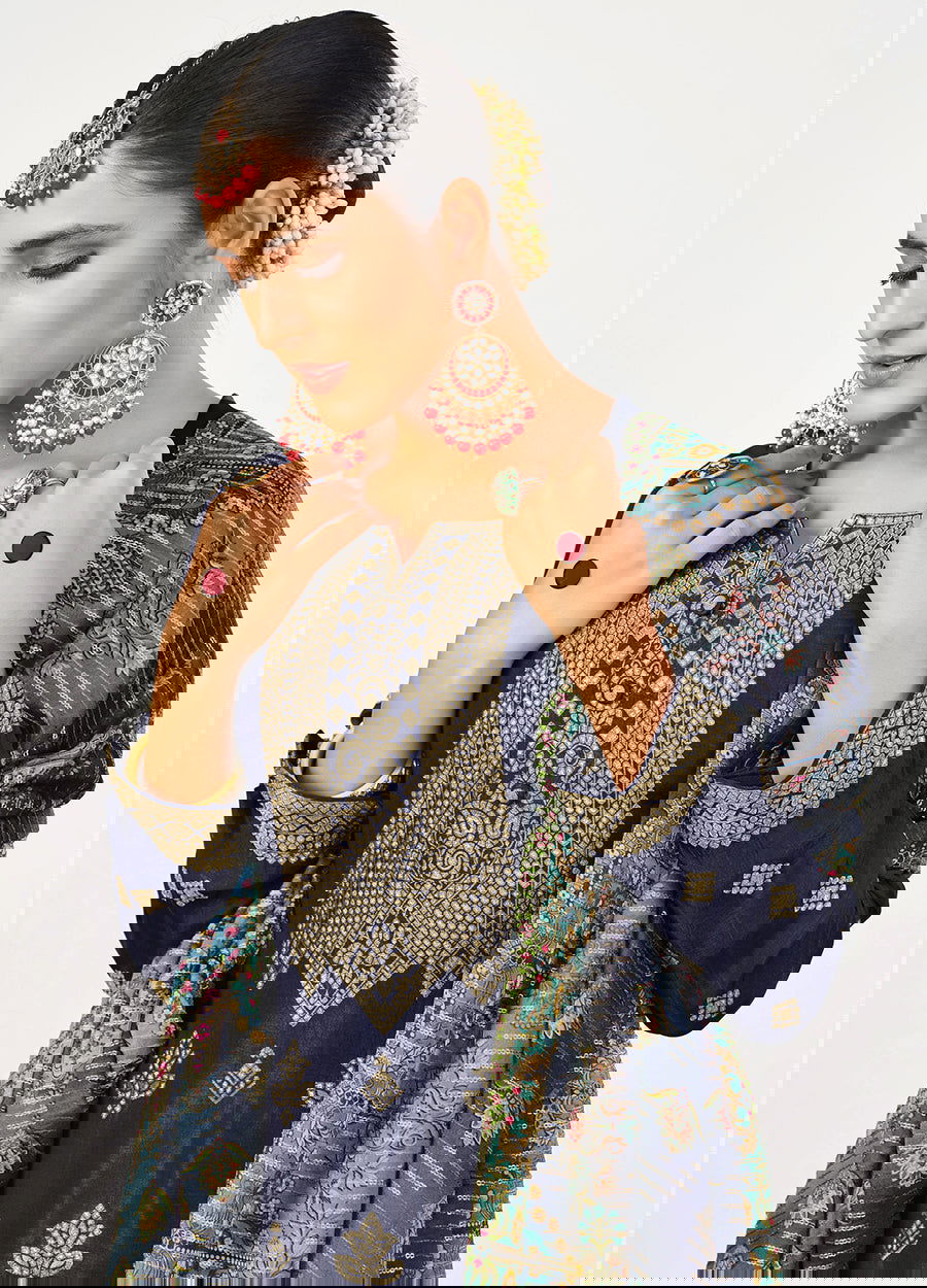 Shalika Sitara Unstitched 3pcs - Jotey