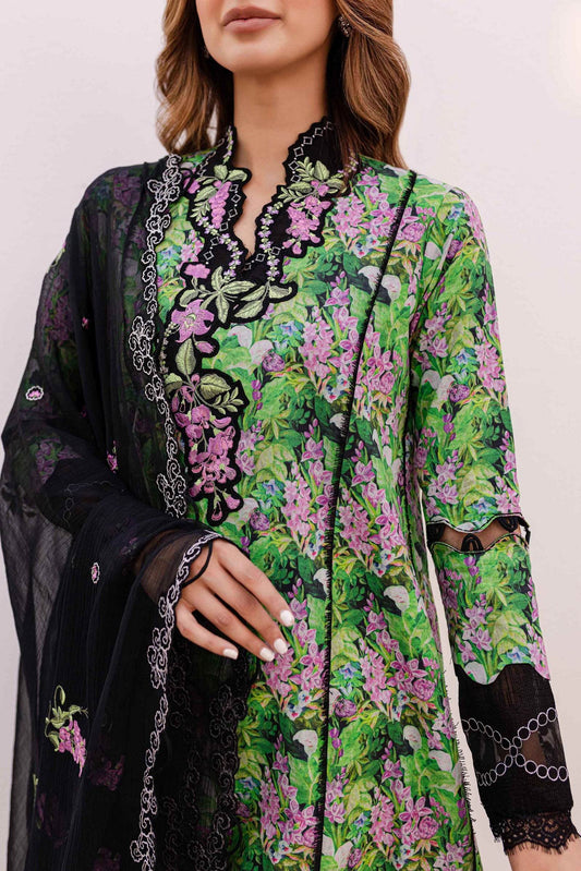 Shiree By Sablev Embroidered Unstitched 3pcs - Jotey
