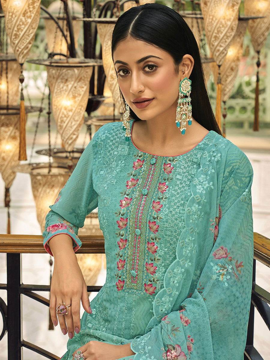 Shree Salika Zainab Cotton 3pcs - Jotey