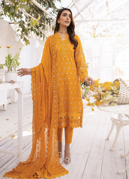 Sophia by Riaz Arts Swiss Embroidered 3pcs - Jotey