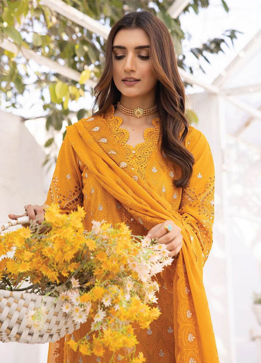 Sophia by Riaz Arts Swiss Embroidered 3pcs - Jotey