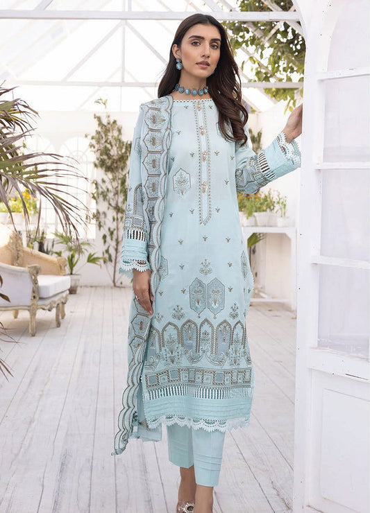Sophia by Riaz Arts Swiss Embroidered 3pcs - Jotey