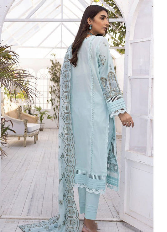 Sophia by Riaz Arts Swiss Embroidered 3pcs - Jotey