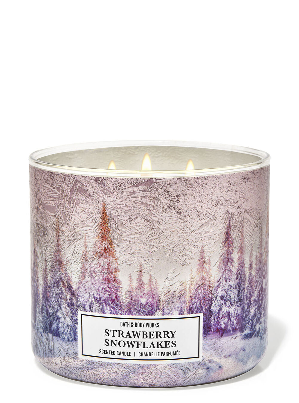 Strawberry Snowflakes Bath & Body Work Candle Jotey