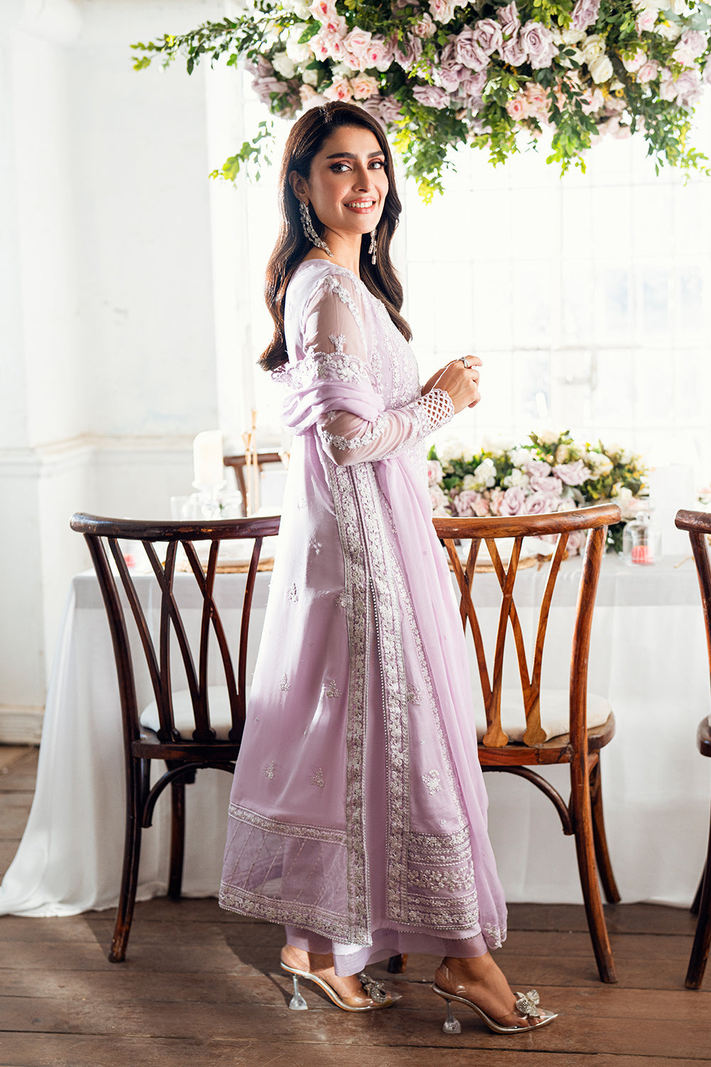 Azure Luxe'25 Embroidered Chiffon Unstitched 3pcs