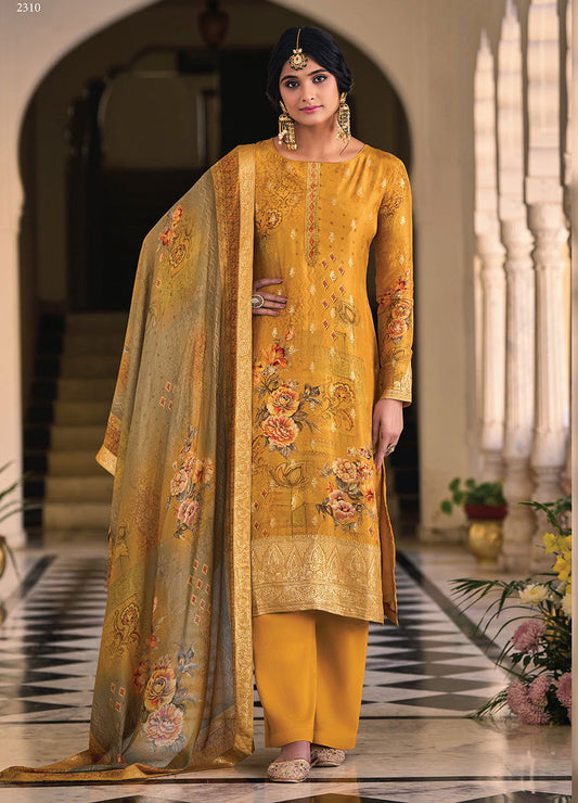 The Wild Simar Vol- 04 Unstitched 3pcs - Jotey