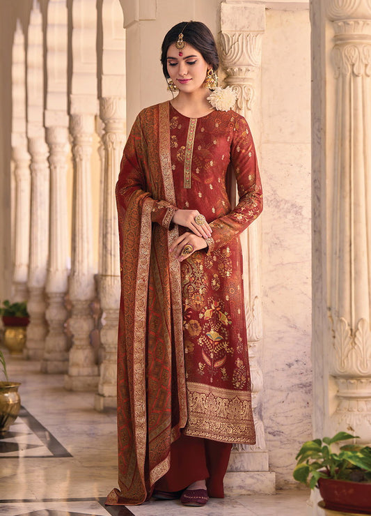 The Wild Simar Vol- 04 Unstitched 3pcs - Jotey