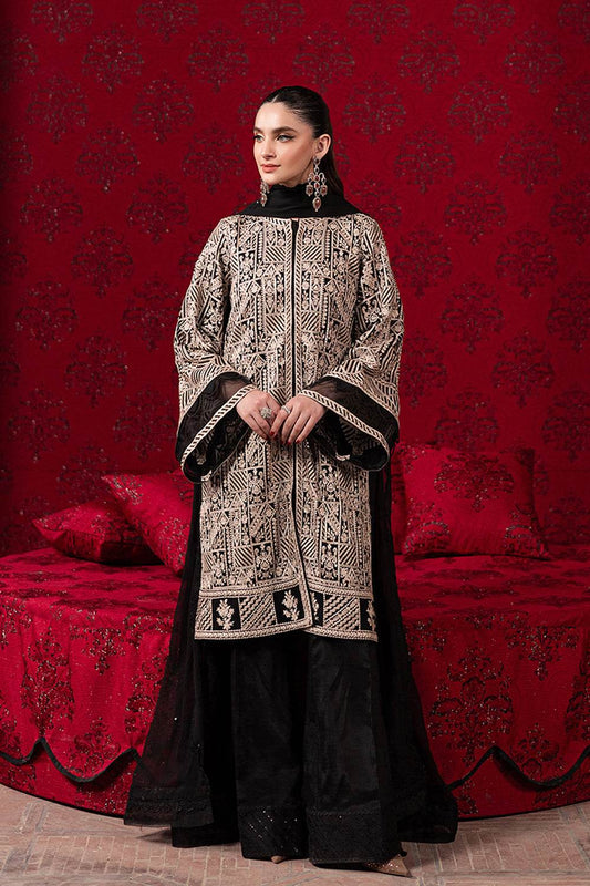 Azure Luxe By Ahmed Patel Embroidered Unstitched 3pcs - Jotey