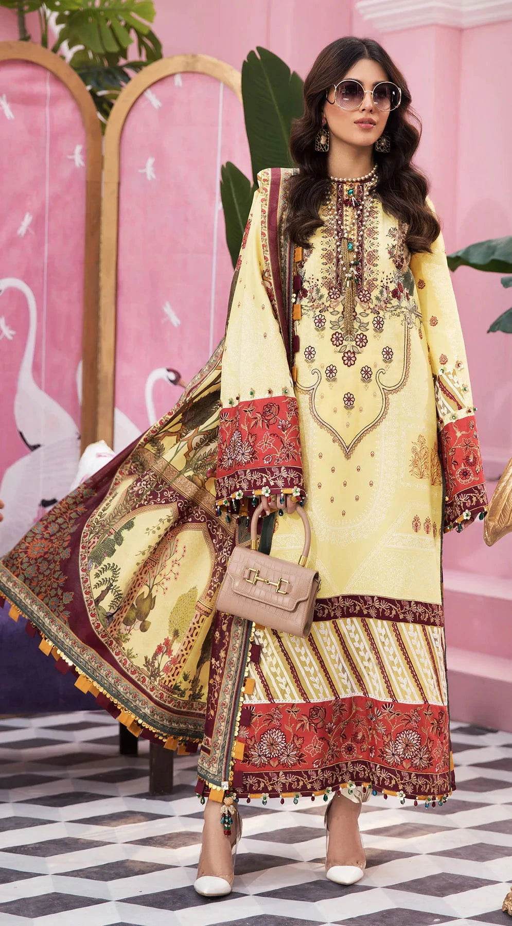 Viva Anaya Lawn 3Pcs - Jotey