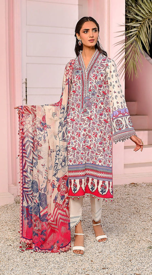 Viva Prints 23 by Anaya Unstitched Lawn 3pcs - Jotey