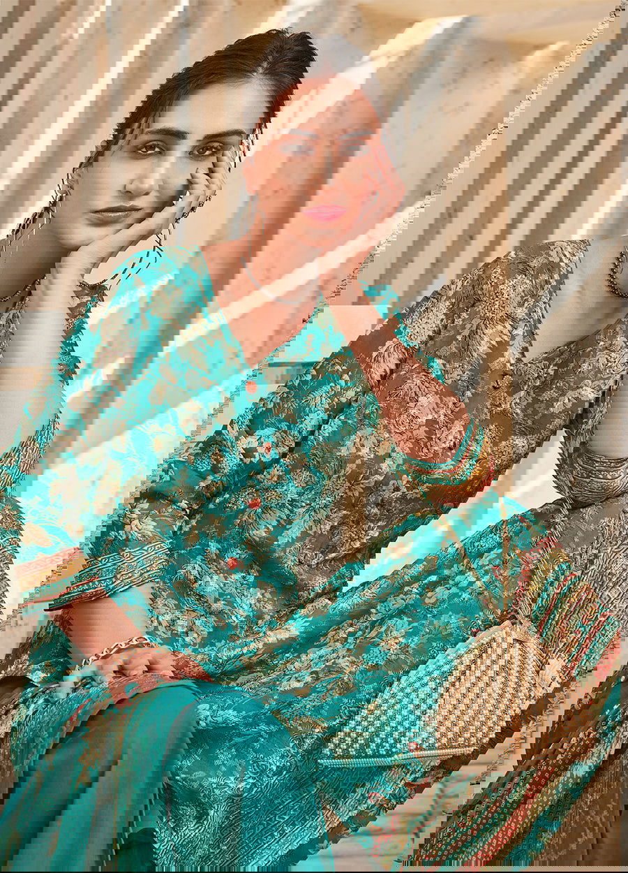 Vivek Shreya Unstitched 3pcs - Jotey