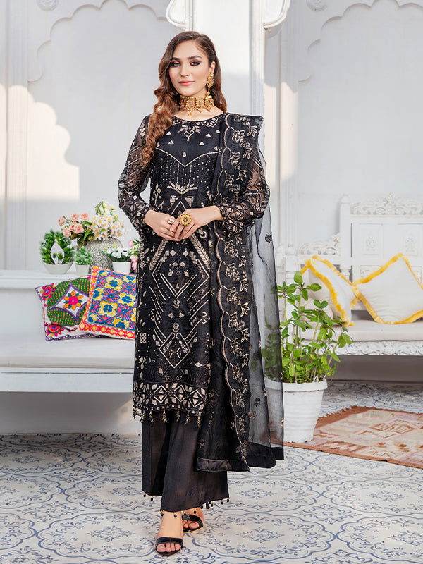 Zebtan By Farmaish Vol 5 Embroidered 3pcs - Jotey
