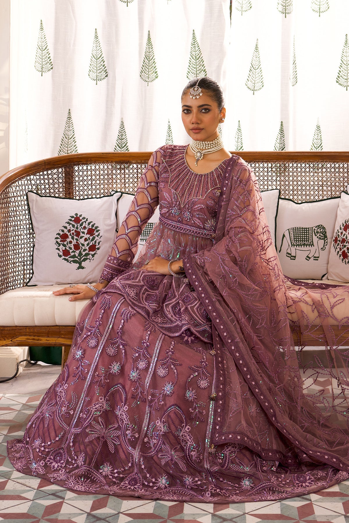 Zeenat Vol 17 Luxury Semi Stitched 3pcs - Jotey