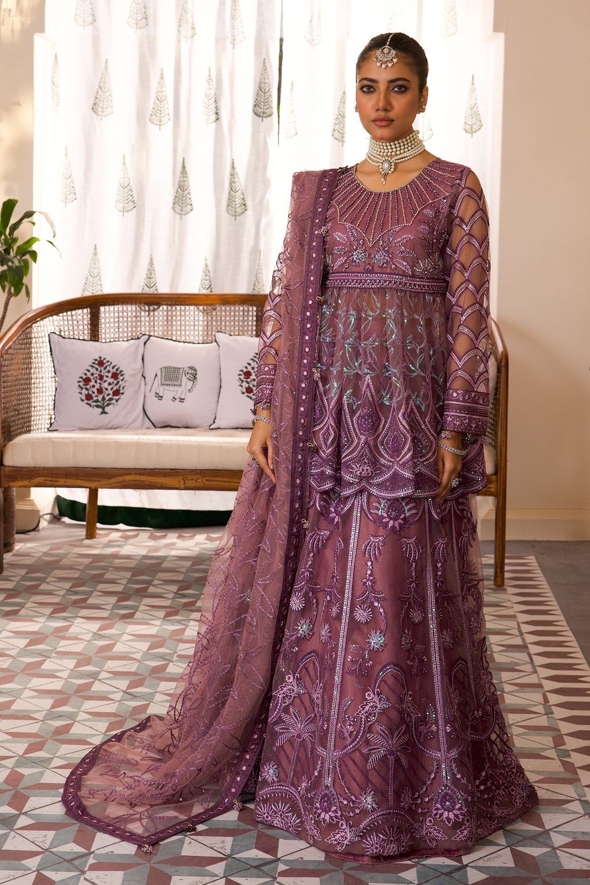 Zeenat Vol 17 Luxury Semi Stitched 3pcs - Jotey