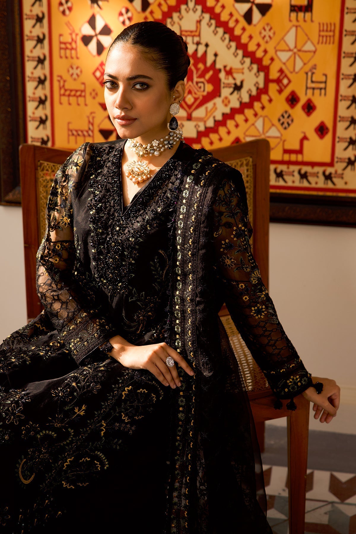 Zeenat Vol 17 Luxury Semi Stitched 3pcs - Jotey