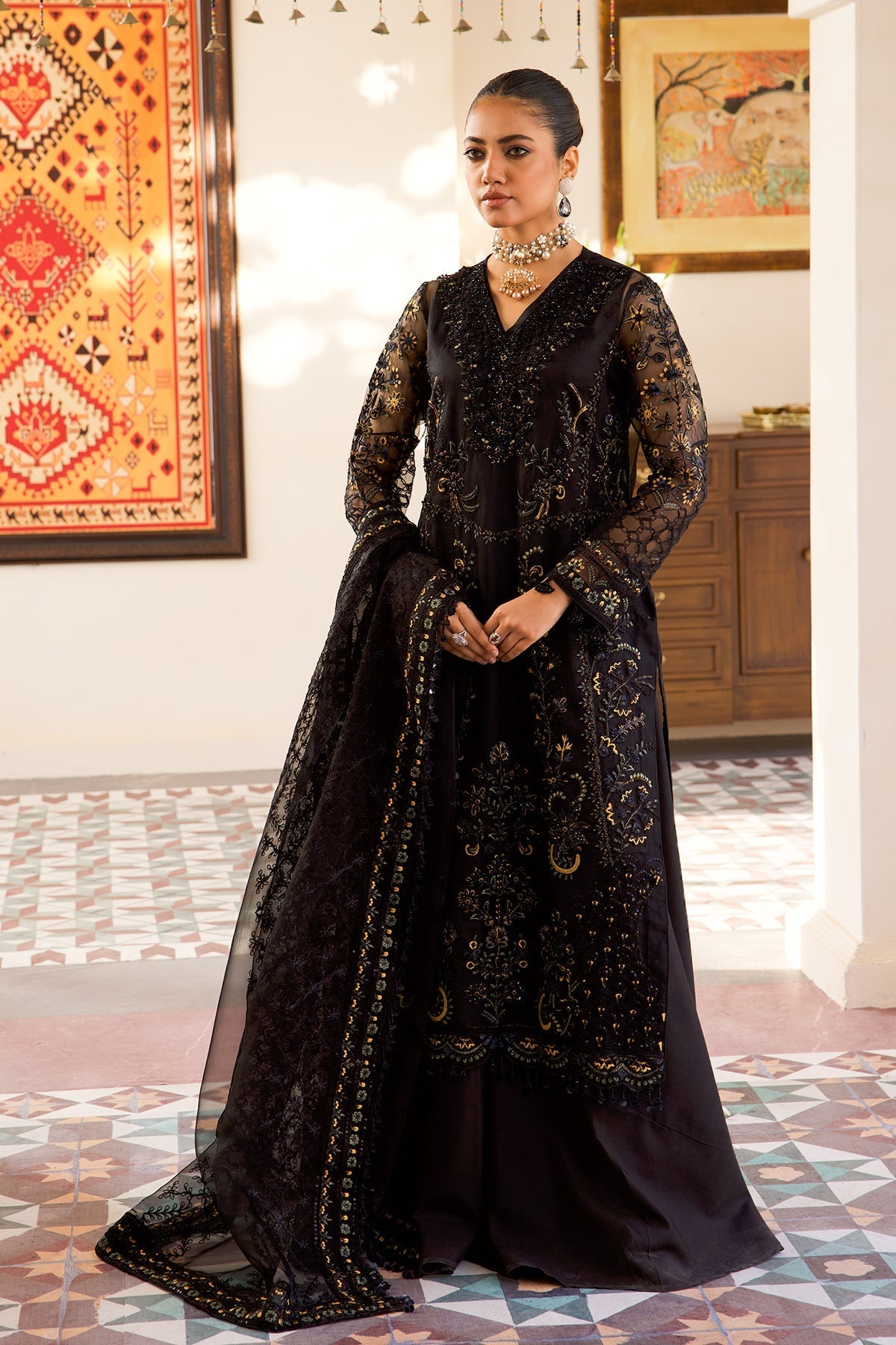Zeenat Vol 17 Luxury Semi Stitched 3pcs - Jotey