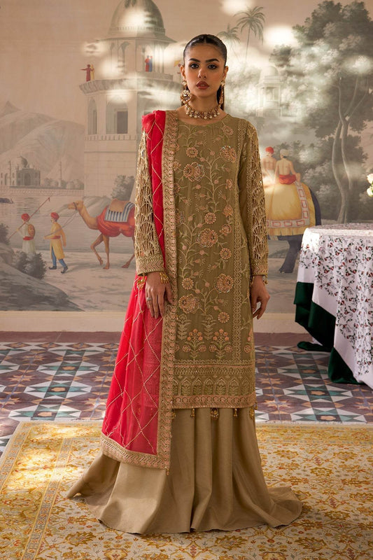 Zeenat Vol 17 Luxury Semi Stitched 3pcs - Jotey