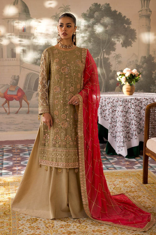 Zeenat Vol 17 Luxury Semi Stitched 3pcs - Jotey