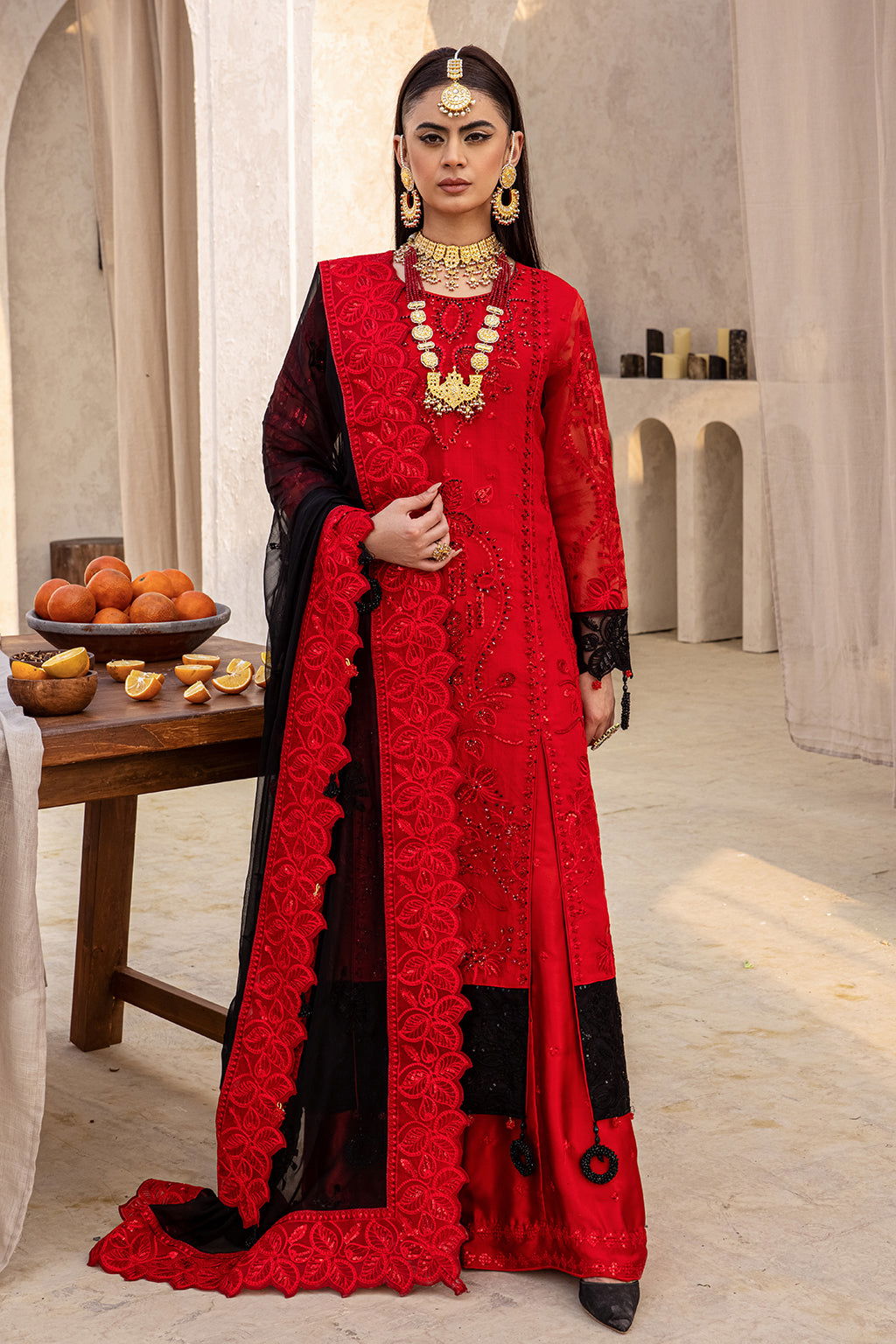 Zeenat Vol 18 Luxury EMB. Semi Stitched 3pcs - Jotey