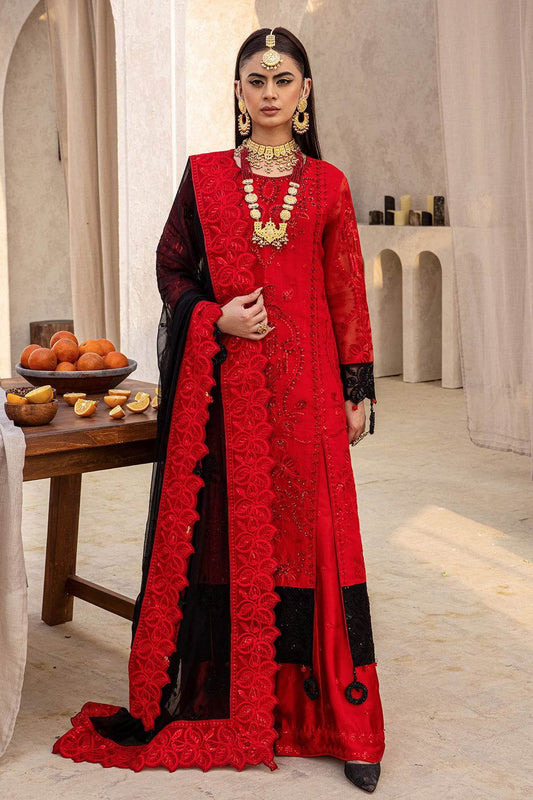 Zeenat Vol 18 Luxury EMB. Semi Stitched 3pcs - Jotey
