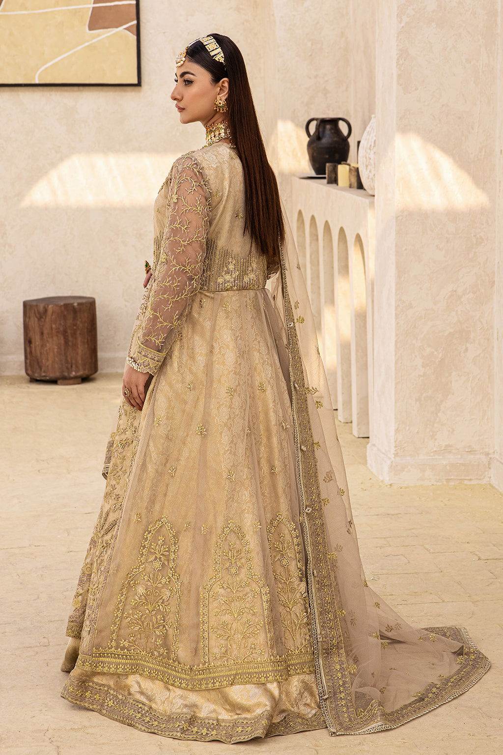 Zeenat Vol 18 Luxury EMB. Semi Stitched 3pcs - Jotey