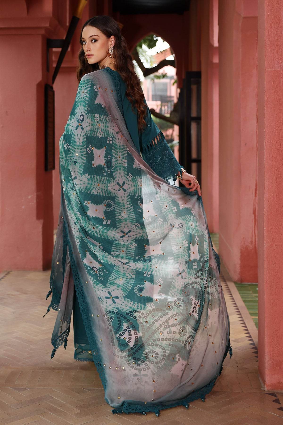 Baazar By Nureh Embroidered Chikankari Lawn Unstitched 3pcs - Jotey