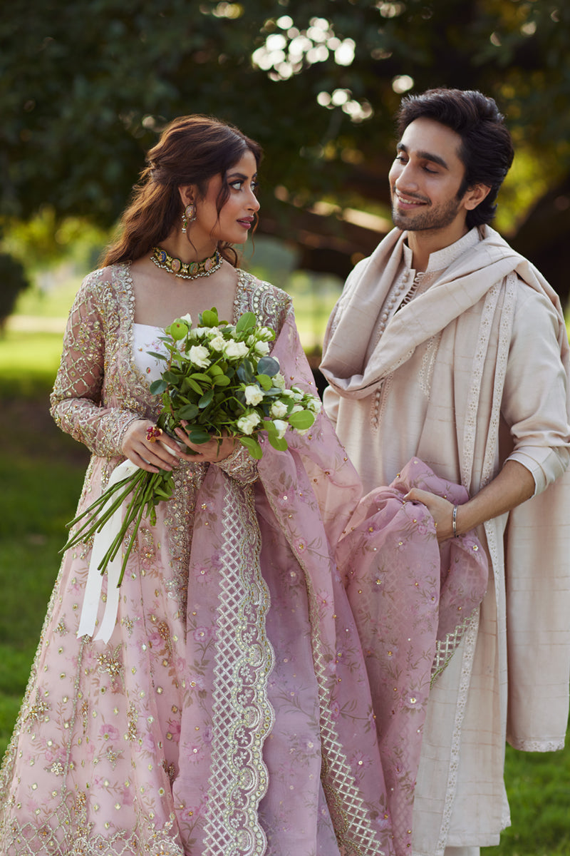 Qalamkar Sadmani Luxury Formals Unstitched 3pcs