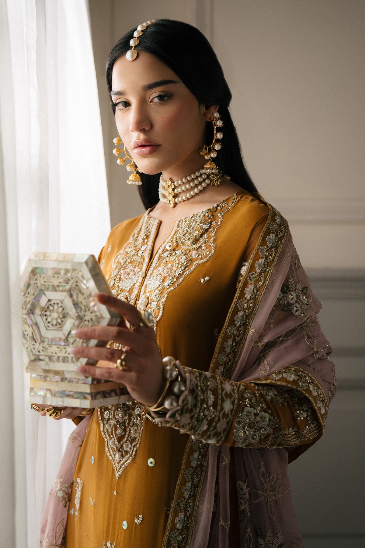 Elanora By Nureh Embroidered Luxury Chiffon Unstitched 3pcs