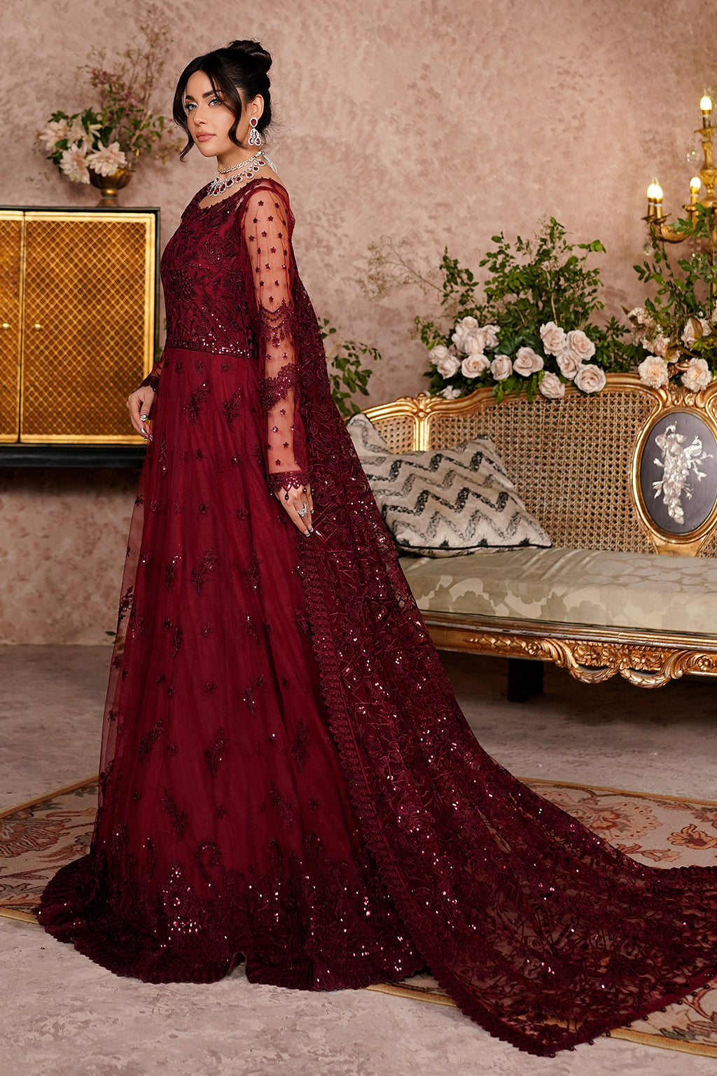 Aarzu Luxury Embroidered Vol-03 Unstitched 3Pcs