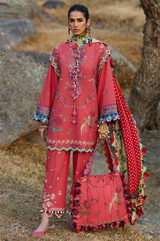 Elan Embroidered Lawn Unstitched 3pcs