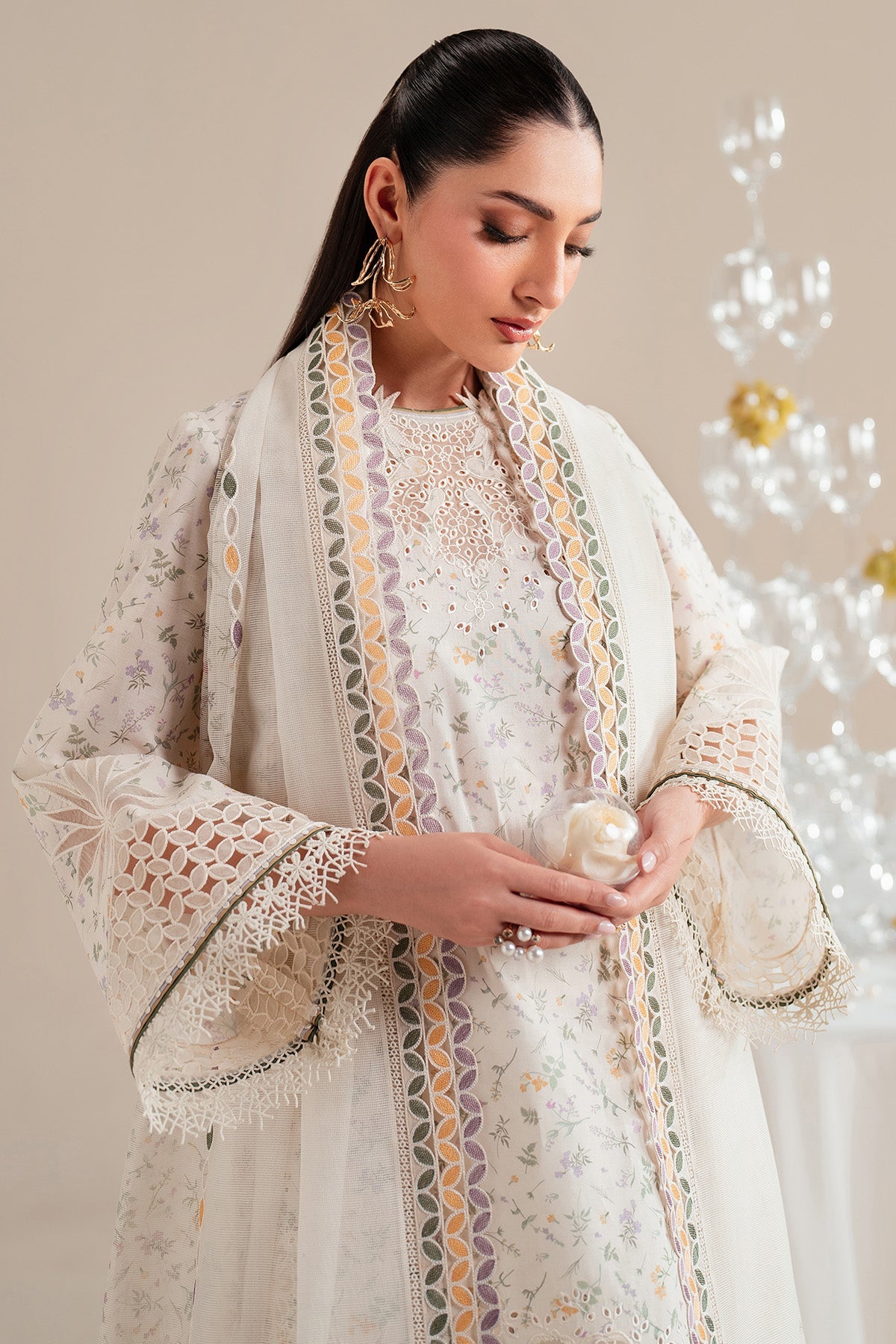 Iris By Jazmin Embroidered Luxury Lawn Unstitched 3pcs