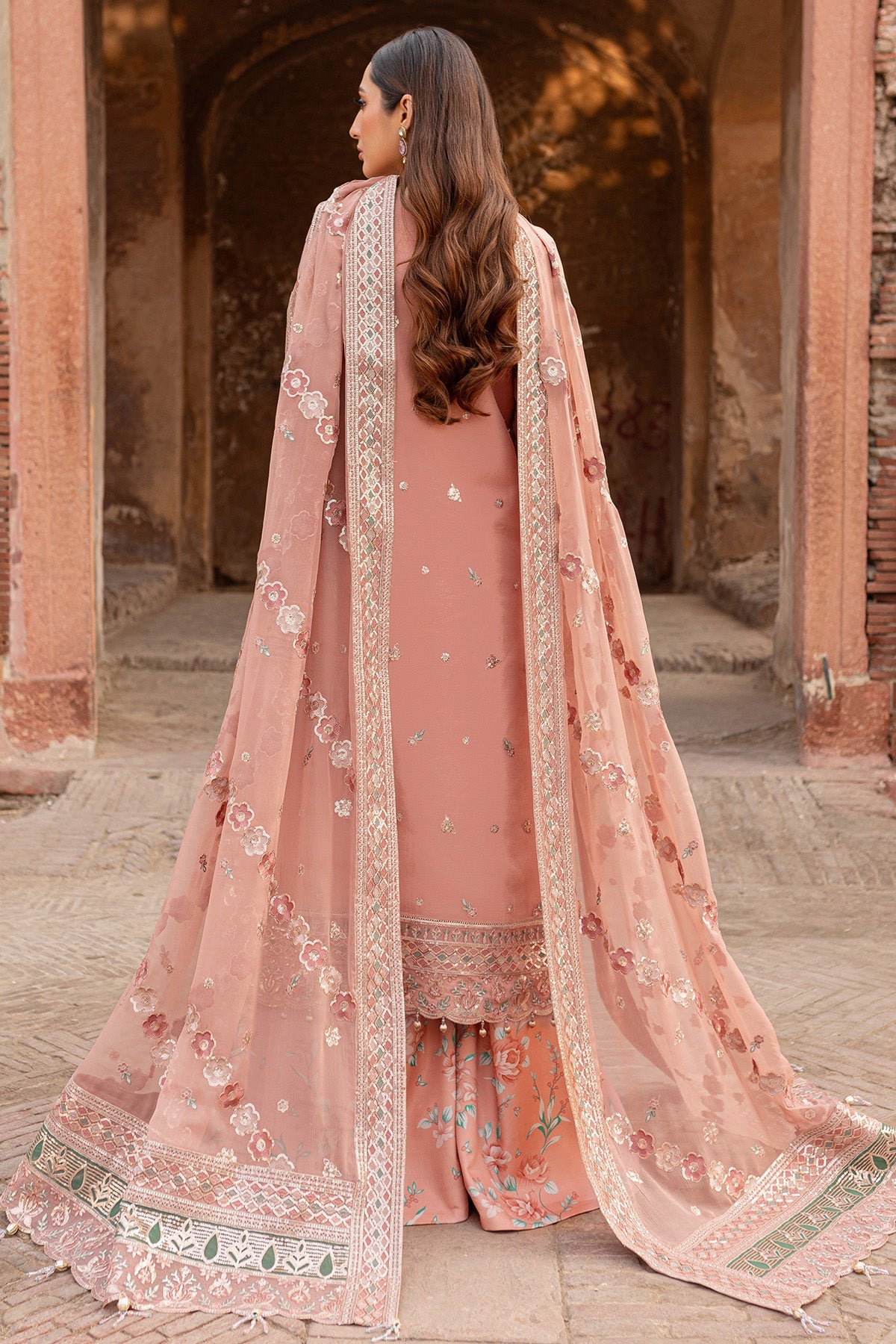 Ritzier By Farasha Embroidered Luxury Chiffon Unstitched 3pcs