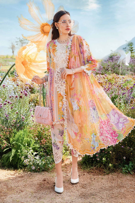 M. Prints By Maria B. Lawn Vol-25 Printed Unstitched 3pcs