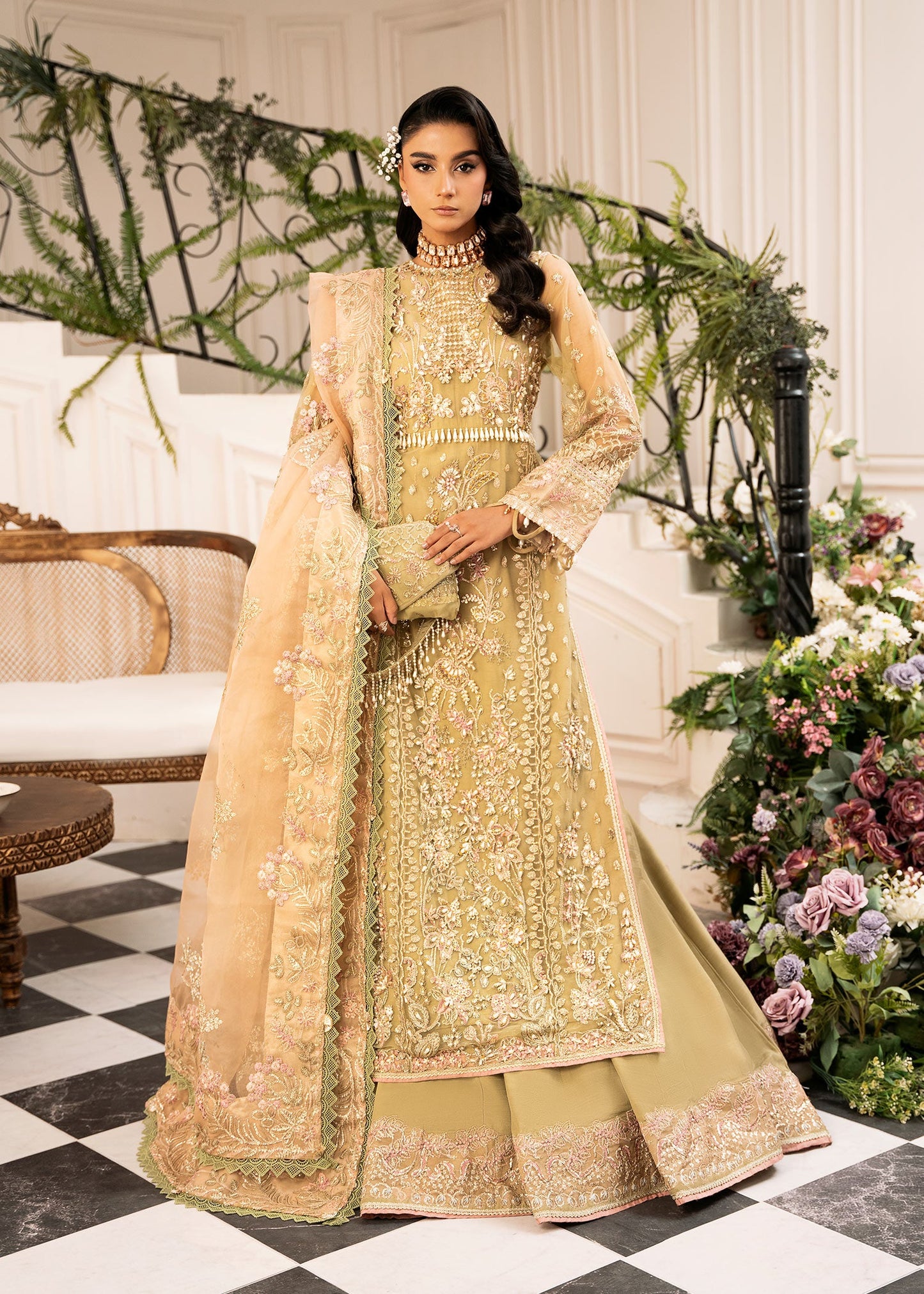 INAYAT Luxury Wedding Formals Unstitched 3pcs