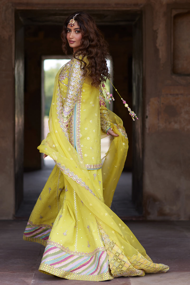 Qalamkar Sadmani Luxury Formals Unstitched 3pcs