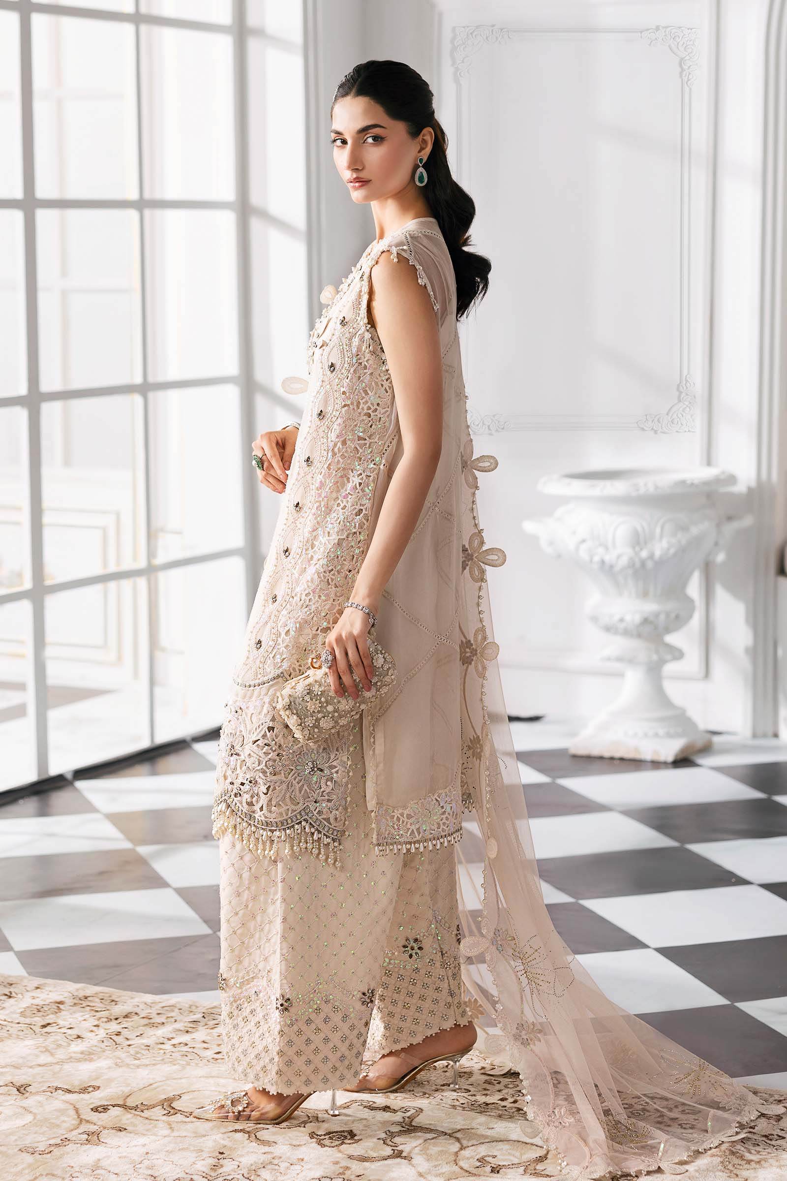 MARIA B. Embroidered Vol-30 Luxury Unstitched 3pcs - Jotey