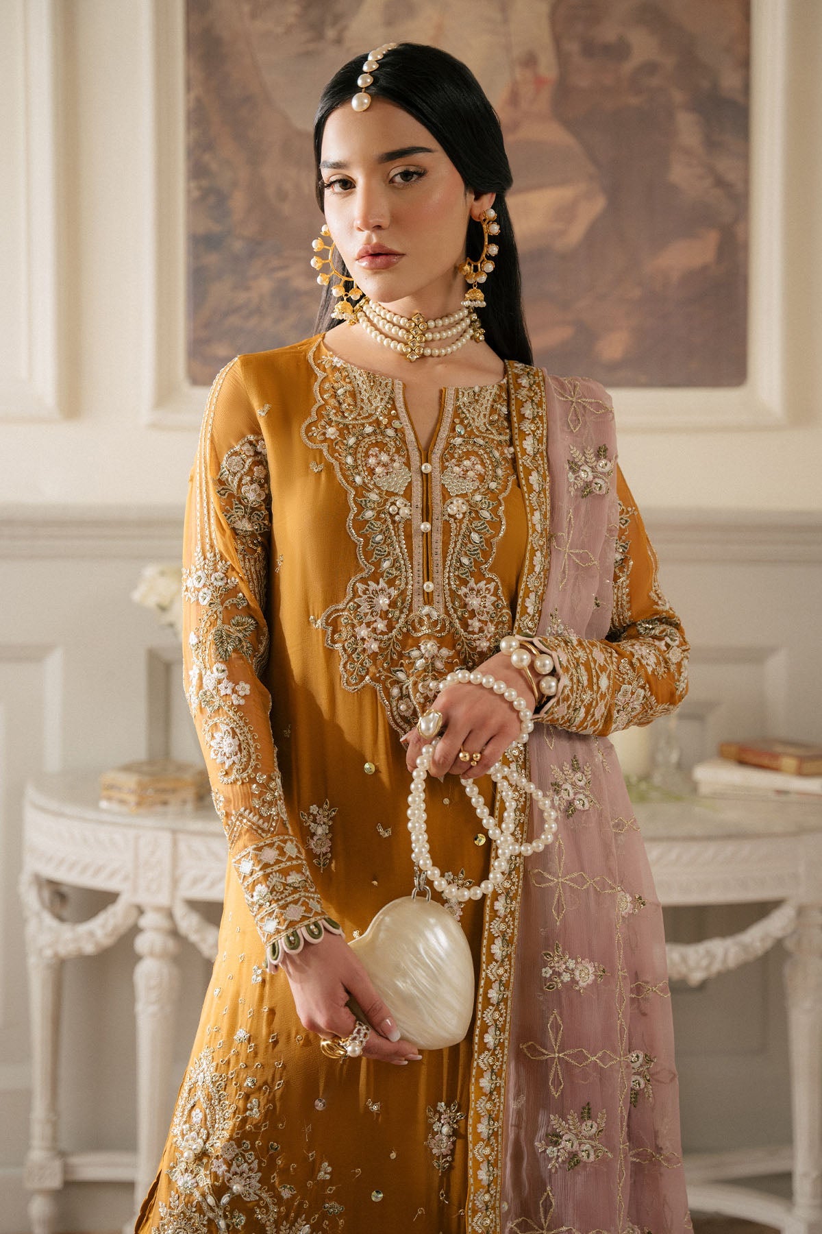 Elanora By Nureh Embroidered Luxury Chiffon Unstitched 3pcs