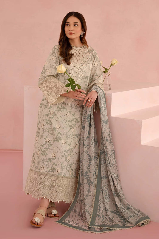 Floral Charm By Afrozeh Embroidered Lawn Unstitched 3pcs