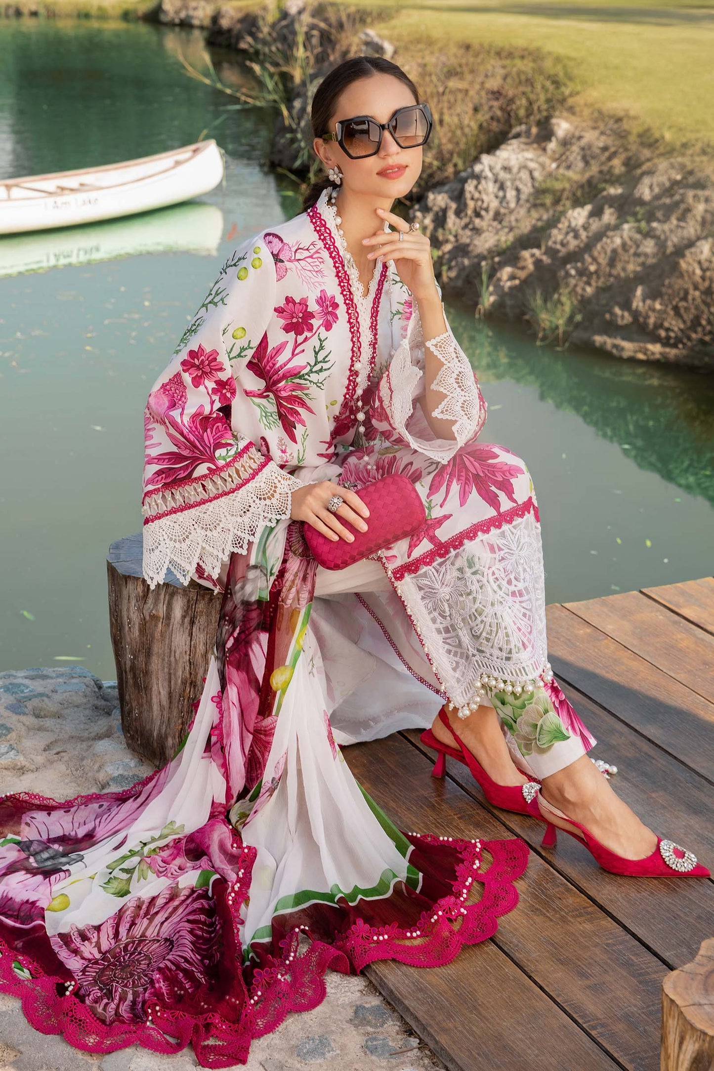 M. Prints By Maria B. Lawn Vol-25 Printed Unstitched 3pcs