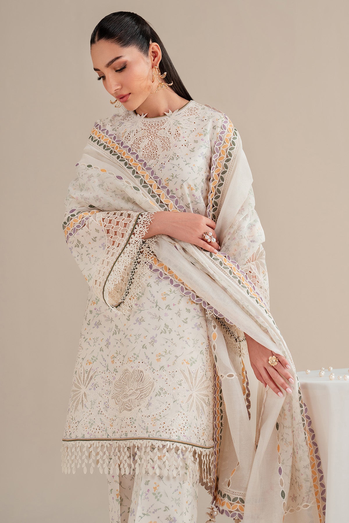 Iris By Jazmin Embroidered Luxury Lawn Unstitched 3pcs